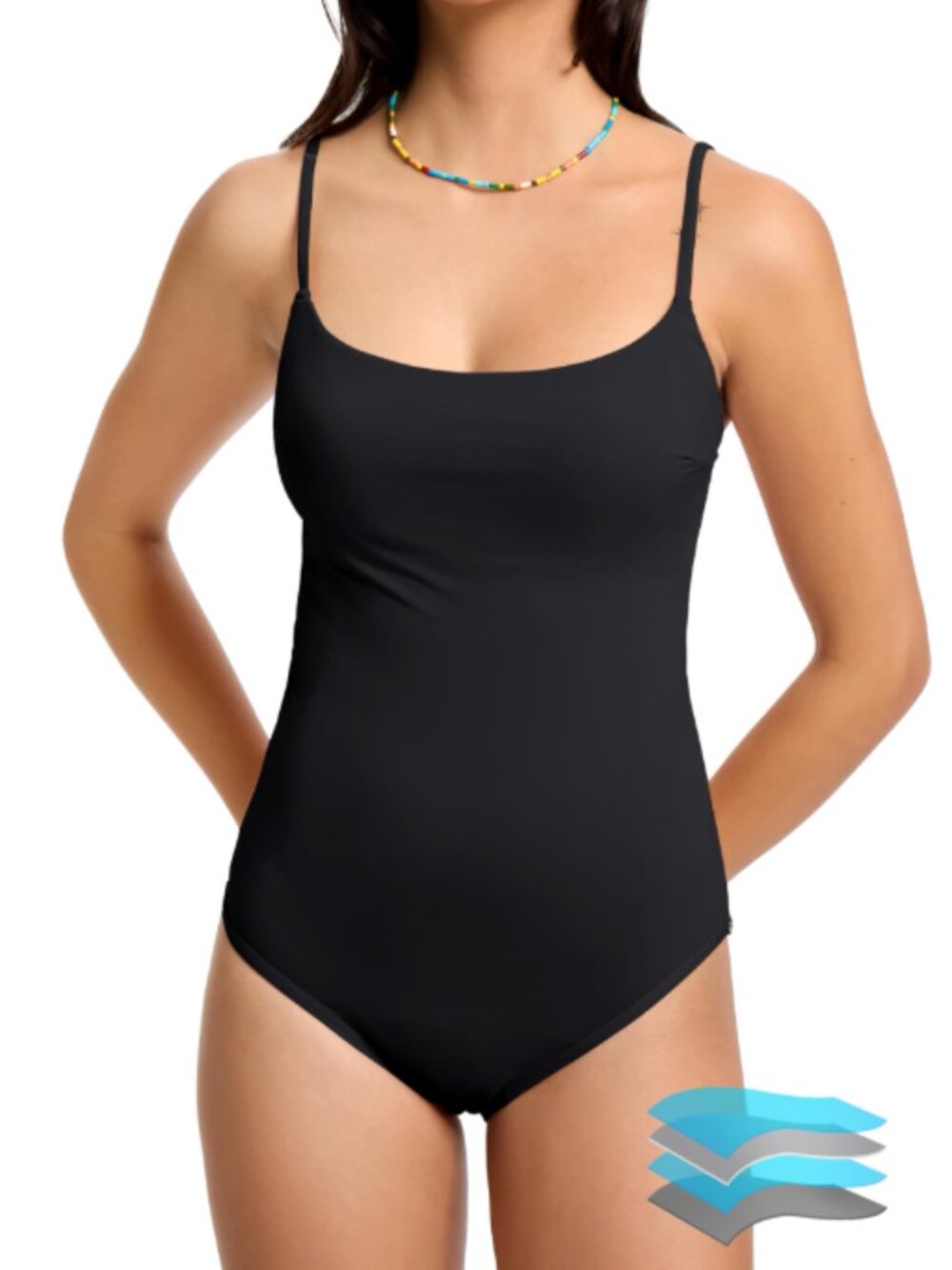Period Swimsuit One Piece Black